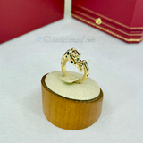 Cartier Panthere De Ring Yellow Gold Lacquered Size 51