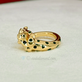 Cartier Panthere De Ring Yellow Gold Lacquered Size 51