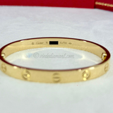 Cartier Love Bracelet Yellow Gold Size 16