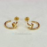 Cartier Juste Un Clou Earrings Yellow Gold