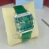 Cartier Santos De Large Watch Green Dial