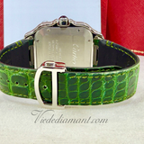 Cartier Santos De Large Watch Green Dial