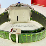 Cartier Santos De Large Watch Green Dial