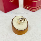 Cartier Trinity Ring Multi Tone Gold Size 50 Classic