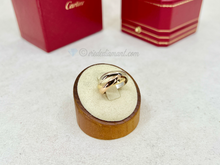 Cartier Trinity Ring Multi Tone Gold Size 50 Classic