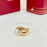 Cartier Trinity Ring Multi Tone Gold Size 50 Classic