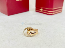 Cartier Trinity Ring Multi Tone Gold Size 50 Classic