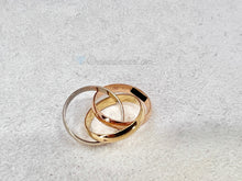 Cartier Trinity Ring Multi Tone Gold Size 50 Classic