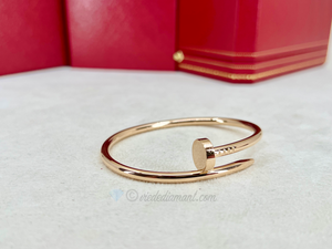 Cartier Juste Un Clou Bracelet Rose Gold Size 17