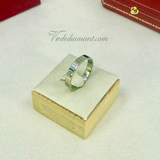 Cartier Love Ring SM Wedding Band White Gold Size 58