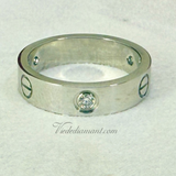 Cartier Love Ring White Gold Size 62 3 Diamond