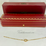 Cartier Love Chain Bracelet Yellow Gold 2 Diamond
