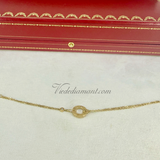 Cartier Love Chain Bracelet Yellow Gold 2 Diamond
