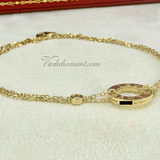 Cartier Love Chain Bracelet Yellow Gold 2 Diamond