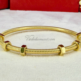 Cartier Ecrou Bracelet Yellow Gold Size 17