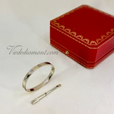 Cartier Love Bracelet White Gold Size 16