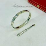 Cartier Love Bracelet White Gold Size 16