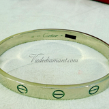 Cartier Love Bracelet White Gold Size 16
