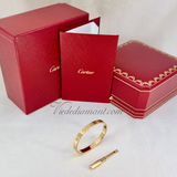 Cartier Love Bracelet Rose Gold Size 16 (Brushed)