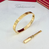 Cartier Love Bracelet Rose Gold Size 16 (Brushed)