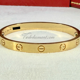 Cartier Love Bracelet Rose Gold Size 16 (Brushed)