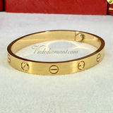 Cartier Love Bracelet Rose Gold Size 16 (Brushed)