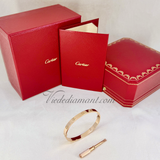 Cartier Love Bracelet Rose Gold Size 18