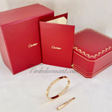 Cartier Love Bracelet Rose Gold Size 18
