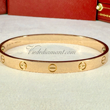 Cartier Love Bracelet Rose Gold Size 18