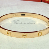 Cartier Love Bracelet Rose Gold Size 18