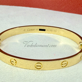 Cartier Love Bracelet Yellow Gold Size 17