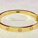 Cartier Love Bracelet Yellow Gold Size 16