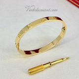 Cartier Love Bracelet Yellow Gold Size 17