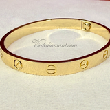 Cartier Love Bracelet Yellow Gold Size 17