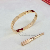 Cartier Love Bracelet Rose Gold Size 16
