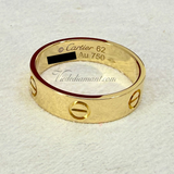 Cartier Love Ring Yellow Gold Size 62