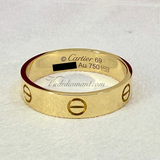 Cartier Love Ring Yellow Gold Size 69