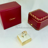 Cartier Juste Un Clou Ring Rose Gold Diamonds Size 56