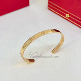 Cartier Love Cuff Bracelet Rose Gold Size 18