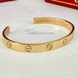 Cartier Love Cuff Bracelet Rose Gold Size 18