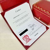 Cartier Juste Un Clou Earrings Yellow Gold Pave Diamond