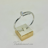 Cartier Juste Un Clou Bracelet White Gold Size 17 32 Diamond
