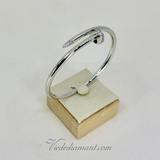 Cartier Juste Un Clou Bracelet White Gold Size 17 32 Diamond
