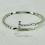 Cartier Juste Un Clou Bracelet White Gold Size 17 32 Diamond