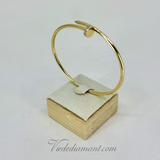 Cartier Juste Un Clou Bracelet SM Yellow Gold Size 17 20 Diamond
