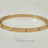 Cartier Love Bracelet Rose Gold Size 17 SM