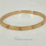 Cartier Love Bracelet Rose Gold Size 17 SM