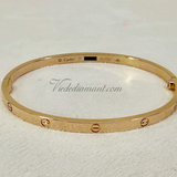 Cartier Love Bracelet Rose Gold Size 17 SM