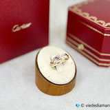 Cartier Trinity Ring Multi Tone Size 45 (7 Band)